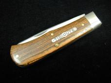 Great Eastern Cutlery GEC Mexican Bocote Wood Scout Trapper Knife 1 of 144 NIT 735221 Made In USA