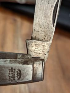 Rare Vintage Witness Sheffield England Barlow Style Jack Knife Pre WWII
