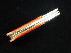 Great Eastern Cutlery GEC Autumn Peach Sawcut Bone Barlow Knife 1 of 319 NIT 143223 Made in USA 