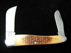 Titusville Cutlery Iron Furnace Jigged Bone Rooster Comb Farmer Knife 1 of 70 COA USA Made 2024