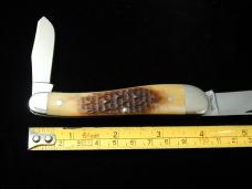 Titusville Cutlery Iron Furnace Jigged Bone Rooster Comb Farmer Knife 1 of 70 COA USA Made 2024