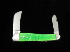 Titusville Cutlery Smooth Portal Fluid Acrylic Rooster Comb Farmer Knife 1 of 70 COA USA Made 2024