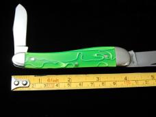 Titusville Cutlery Smooth Portal Fluid Acrylic Rooster Comb Farmer Knife 1 of 70 COA USA Made 2024