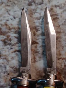 Group of four 8 fish tail shur snap. For Parts or repair.
