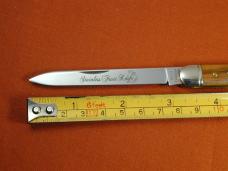 Great Eastern Cutlery GEC Antique Chestnut Wood Fruit Knife NIT 1 of 413 Stainless 892121 USA Made