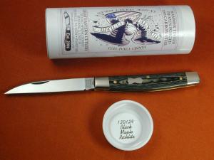 Great Eastern Cutlery Black Maple Richlite Congress Whip Knife 130124 Wharncliffe NIT Made in USA