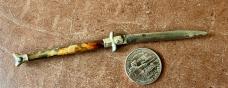 Mini Antique Chatellerault Folding Knife, Tortoise Shell, France