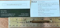 Mini Antique Chatellerault Folding Knife, Tortoise Shell, France