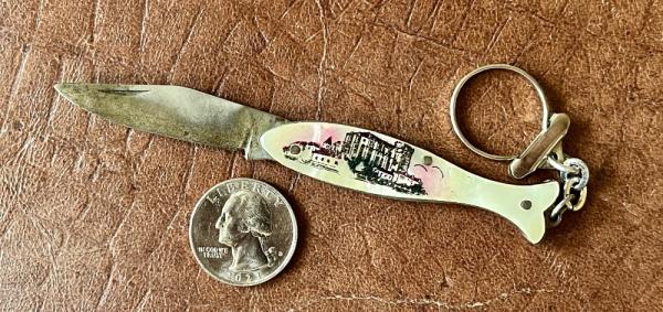 Mini Tourist Folding Knife, Fish Shape Handle, France