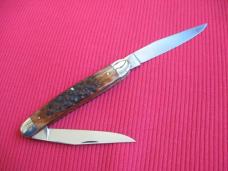 Vintage Italian Pickbone Knife GESCO Two Blade "K5 ITALY" Pick Bone - Old Stock!