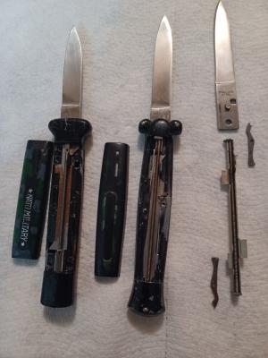 NATO military parts knives
