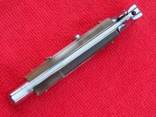  9"  Italian Stiletto Blond-Horn Handles- SS Flat Swedge Grind Blade