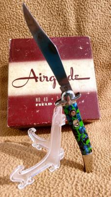 Hammer Brand Toothpick Blue Green 1950a