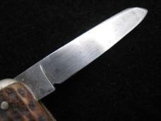 SCHRADE CUT CO - WALDEN N.Y.  - GREEN BONE - DUAL AUTO - PEN KNIFE - 1904-1946