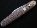 SCHRADE CUT CO - WALDEN N.Y.  - GREEN BONE - DUAL AUTO - PEN KNIFE - 1904-1946