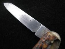 SCHRADE CUT CO - WALDEN N.Y.  - GREEN BONE - DUAL AUTO - PEN KNIFE - 1904-1946