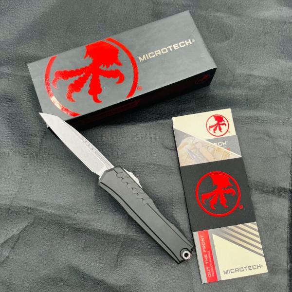 MicroTech Cypher II 1241-10 out the front pocket knife