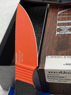Benchmade 15600OR Raghorn First Production Fixed Blade Hunting Knife NIB Made In USA