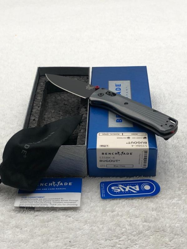 Benchmade 535BK-4 Bugout 1st Production New In Box Made In USA