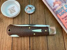 Great Eastern Cutlery Tidioute Cody Scout 72LB Brown Burlap Micarta