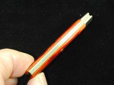 Great Eastern Cutlery GEC Burnt Orange Sawcut Bone 22 Magnum Knife 220124 NIT Wharncliffe Blade USA