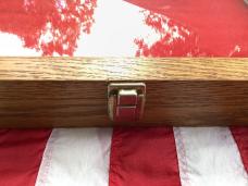 Bulldog Brand Super nice wood knife display 18”x12”