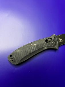 BENCHMADE 5000SBK PRESIDIO AUTO KNIFE, 154CM BLACK COMBO BLADE