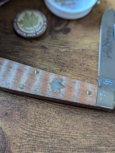 Great Eastern Cutlery, GEC - TKC SFO Fiddleback Maple(394124) As New in The Tube.