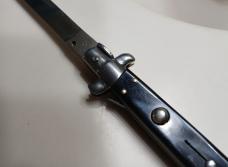Vintage 13"  Inox Switchblade Imitation Horn Scales 