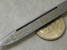 Fightn Rooster Frank Buster Cut Co Germany Stag Physician's Knife