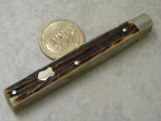 Fightn Rooster Frank Buster Cut Co Germany Stag Physician's Knife
