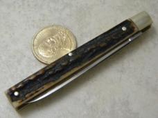 Fightn Rooster Frank Buster Cut Co Germany Stag Physician's Knife