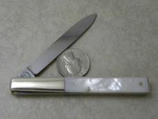 Fightn Rooster Frank Buster Cut Co Germany "Doc Holiday" Pearl Physician's Knife