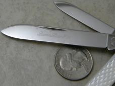 Queen Cut Co Titusville PA Carved Pearl Number 96 Physician's Knife