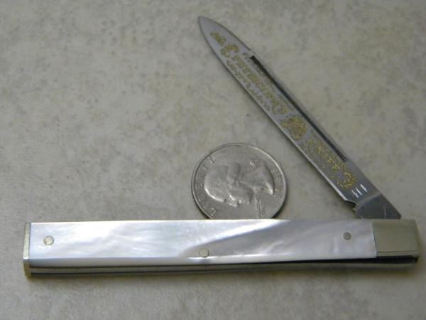 Fightn Rooster Frank Buster Cut Co Germany Pearl Physician's Knife