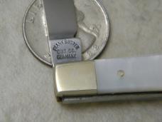 Fightn Rooster Frank Buster Cut Co Germany Pearl Physician's Knife