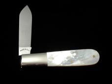 New York Knife Co Genuine Mother of Pearl Barlow Knife By Cooper Cutlery Rare 69GBP USA Made 