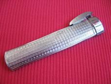Older Chrome Plated Gravity Machined Handle OTF Knife