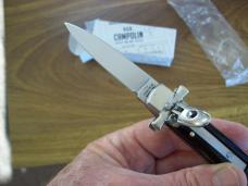 A. G. A. Campolin Dominus Lever Maltese Cross 6 Incher W/Brazilian Horn Handles  NIB