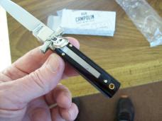 A. G. A. Campolin Dominus Lever Maltese Cross 6 Incher W/Brazilian Horn Handles  NIB