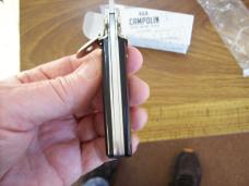 A. G. A. Campolin Dominus Lever Maltese Cross 6 Incher W/Brazilian Horn Handles  NIB