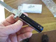 A. G. A. Campolin Dominus Lever Maltese Cross 6 Incher W/Brazilian Horn Handles  NIB