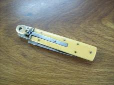 Vintage Hubertus Knife 09 Slimline Rare Yellow Micarta UNUSED Old Ritter Factory!