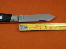 New York Knife Co. Smooth Ebony Wood Fancy Jack Knife from Cooper Cutlery USA BHJ E