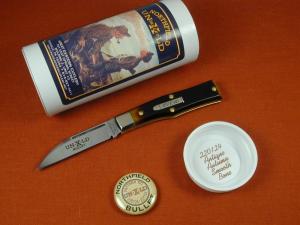 Great Eastern Cutlery GEC Smooth Antique Autumn Bone 22 Magnum Bullet Knife Rare 220124 NIT USA