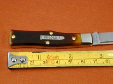 Great Eastern Cutlery GEC Smooth Antique Autumn Bone 22 Magnum Bullet Knife Rare 220124 NIT USA