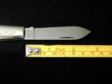 Schatt & Morgan Genuine Mother Of Pearl Barlow Knife Rare 69PNY USA Made New York Tang Stamp