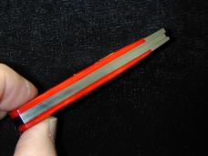 Dollar Knife Co. Red Jigged Bone with Mammoth Shield Jack Knife from Cooper Cutlery USA RJB-MS
