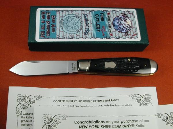 New York Knife Co. Green Jigged Bone Fancy Jack Knife from Cooper Cutlery USA BHJ GB New York Knife Co. Green Jigged Bone Fancy Jack Knife from Cooper Cutlery USA BHJ GB