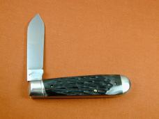 New York Knife Co. Green Jigged Bone Fancy Jack Knife from Cooper Cutlery USA BHJ GB